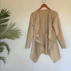 Light corduroy draped blazer 🐆